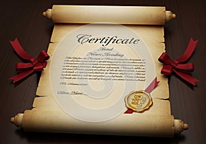 To the bottom right corner, further emphasizing its formal and