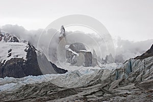 To Cerro Torre glacier, Patagonia, Argentina