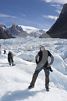 To Cerro Torre glacier, Patagonia, Argentina