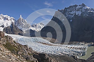 To Cerro Torre glacier, Patagonia, Argentina