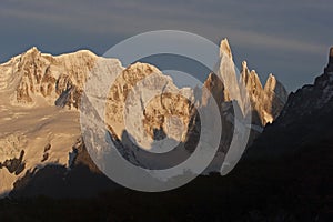 To Cerro Torre glacier, Patagonia, Argentina