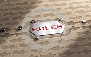 To Circumvent The Rules Concept