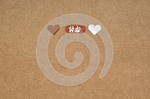 to do list on brown craft paper background