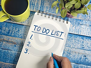 To Do List, Business Schedule Motivational Words Quotes Concept photo