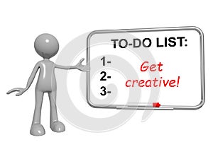 To do list get creative on board