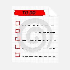 To do list notepad