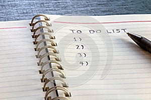 To do list, plan and organize