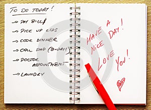 To-do list for a spouse