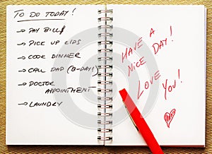 To-do list for a spouse photo