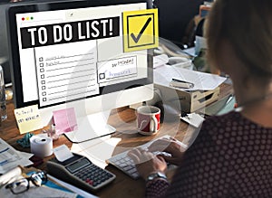 To Do List Time Management Reminder Prioritize Concept