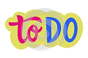 To Do Planner Sticker Chat speech bubble