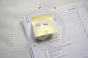 To do post-it photo