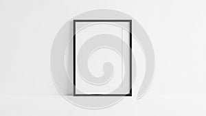 To its rectangular shape and the interplay of light and shadow