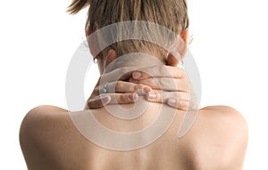 To massage shoulder