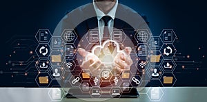 To properly handle files, knowledge, and documentation in an ERP-enabled firm, use a Document Management System (DMS)