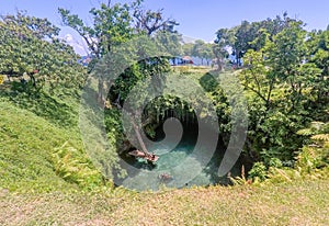 To Sua Ocean Trench swimming hole, Upolu Island, Samoa, South Pa photo