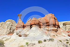 Toadstool Hoodoos, Paria Rimrocks in Grand Staircase-Escalante National Monument, Utah