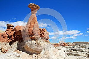 Toadstool Hoodoos, Paria Rimrocks in Grand Staircase-Escalante National Monument, Utah photo