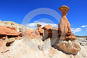 Toadstool Hoodoos, Paria Rimrocks in Grand Staircase-Escalante National Monument, Utah photo