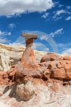 Toadstool rock formations, Utah