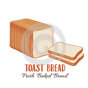 Toast bread icon