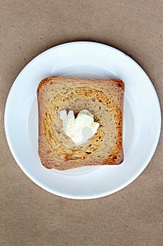 Toast with butter