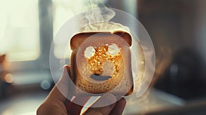 The Toast with Face.AI generated image