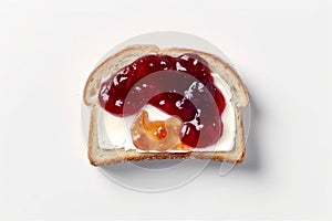 Toasted bread jam. Generate Ai