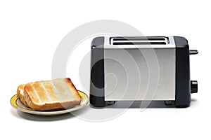 Toaster with bread