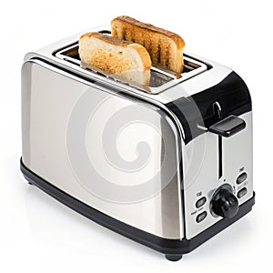Toaster isolated on white background