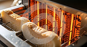 Toasting Bread in a Toaster