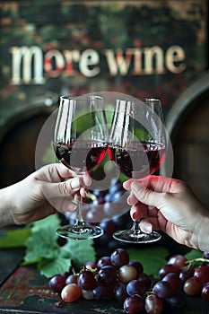 Toasting with Red Wine: Celebration, Joy and More Flavor. More wineArte com IA