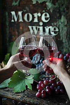 Toasting with Red Wine: Celebration, Joy and More Flavor. More wineArte com IA