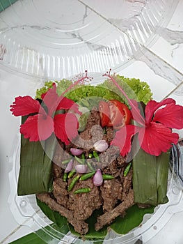 Toba Batak specialty grilled chicken