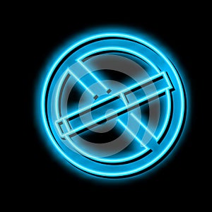 tobacco cigarettes addiction neon glow icon illustration