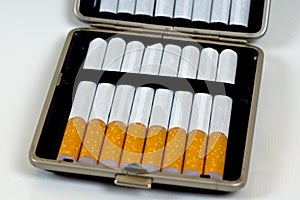 Tobacco cigarettes case