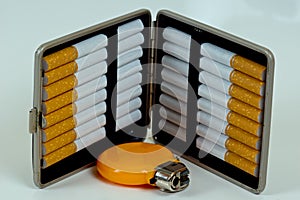 Tobacco cigarettes case