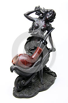 Tobacco pipe and Girl