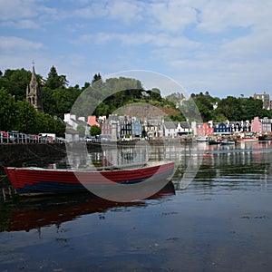 Tobermory harbour Mull photo