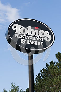 Tobies Resturaunt and Bakery Sign and Trademark Logo