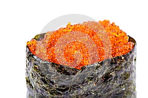 Tobiko Gunkan-Sushi with Fish Roe