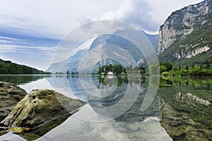 Toblino Lake, Trentino, Italy