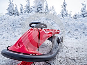 Tobogganing in the Ore Mountains photo