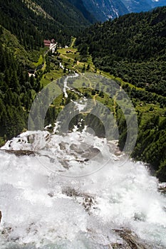 Toce Falls in Northern Italy