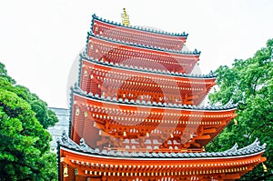 Tocho-ji temple or Fukuoka Giant Buddha temple in Fukuoka, Japan photo