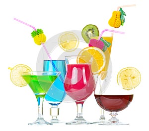 Tock image of alcohol cocktails photo