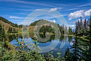 Tod Lake under a beautiful sky