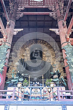 Todai-ji Daibutsu - The Great Buddha at Todai-ji Temple in Nara