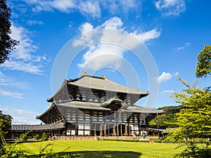 Todai ji temple main hall at Nara