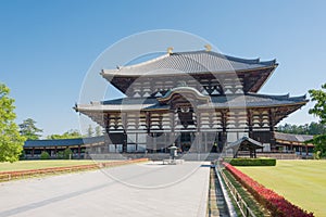 Todaiji Temple in Nara, Japan. It is part of UNESCO World Heritage Site - Historic Monuments of